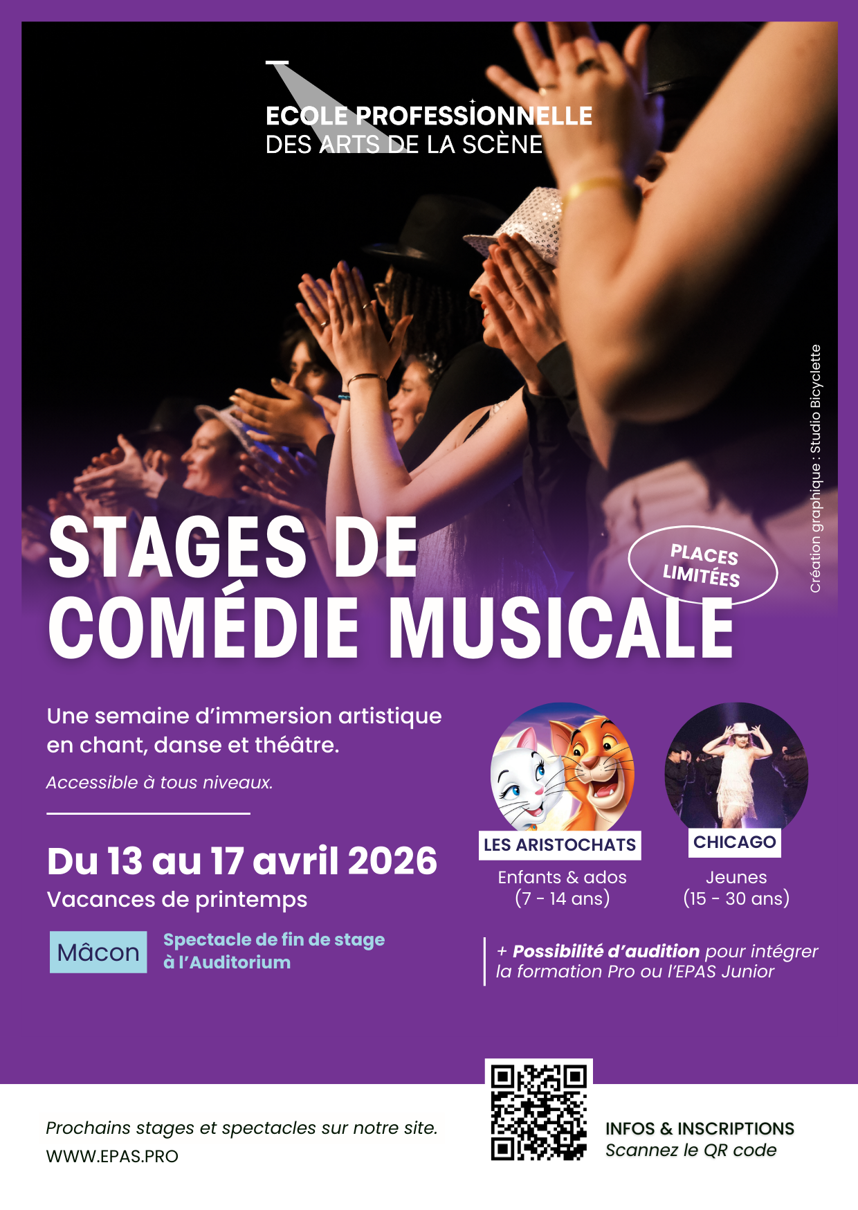 Exemple de flyer efficace mettant en avant les informations essentielles grâce à une hiérarchie claire.